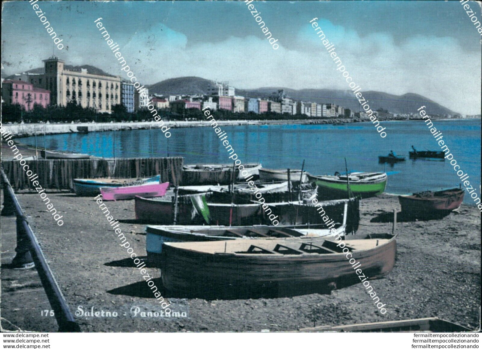 Br517 Cartolina Salerno Citta' Panorama - Salerno