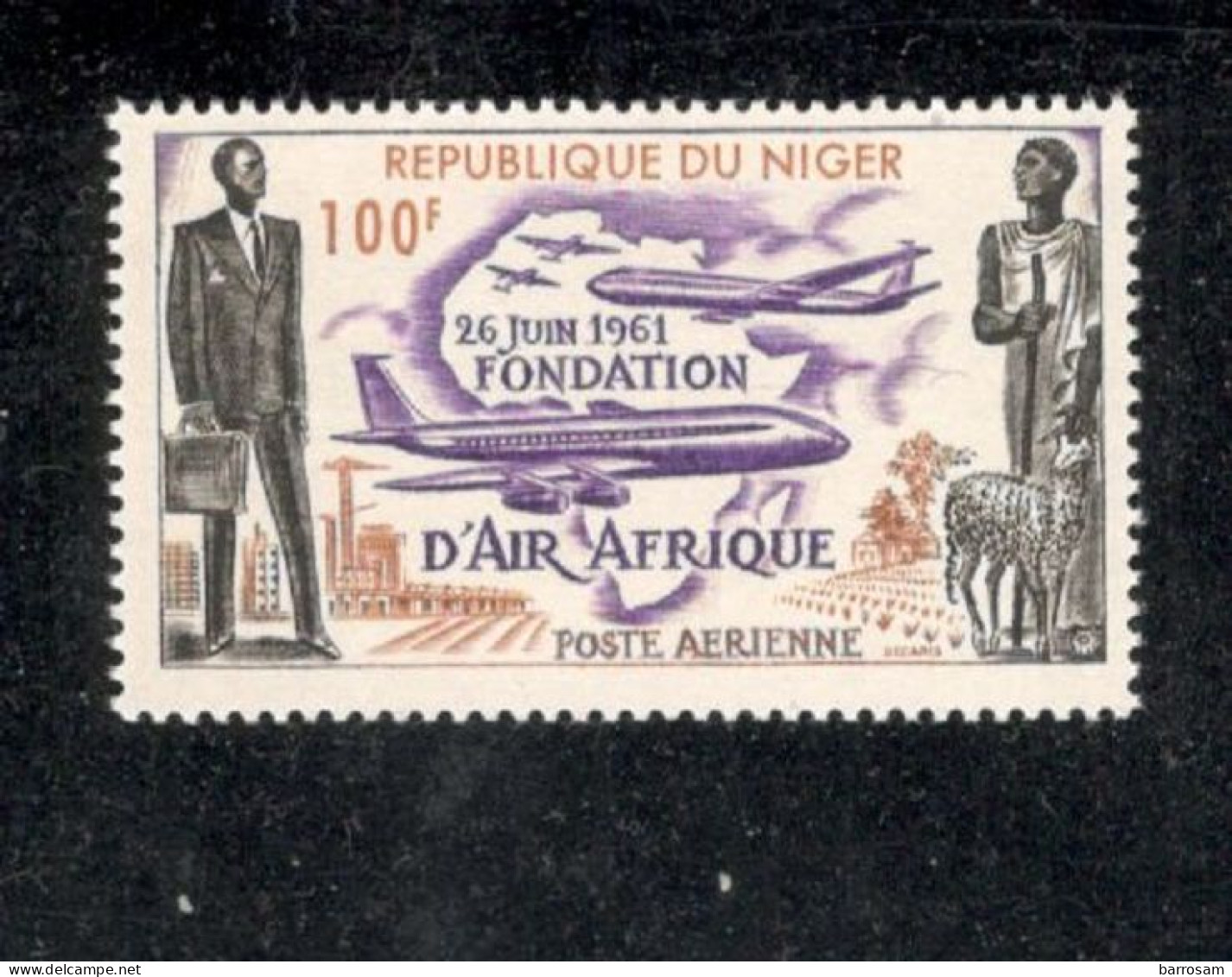 NIGER.....1962: Michel23mnh** - Niger (1960-...)