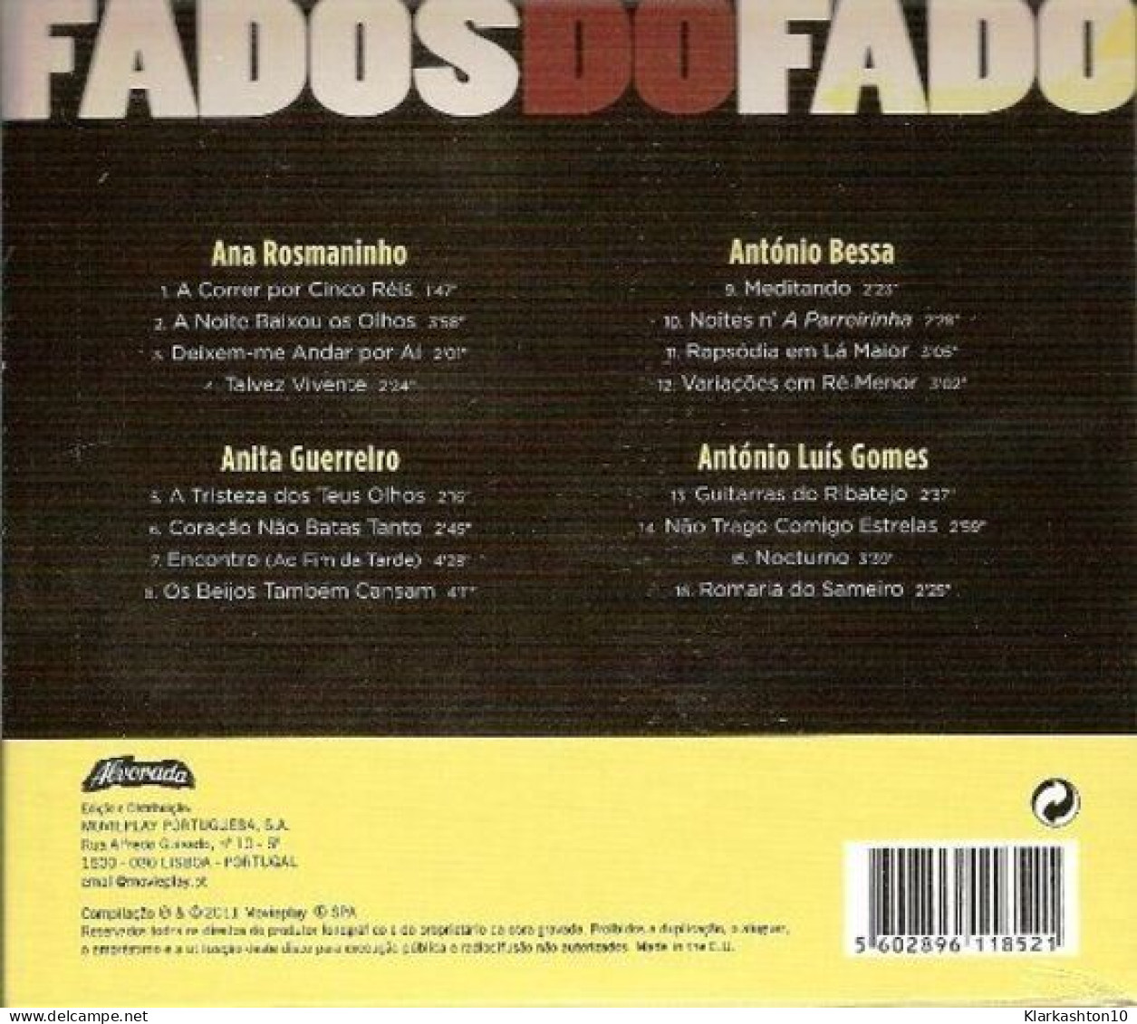 Fados Do Fado Vol.3 - Altri & Non Classificati