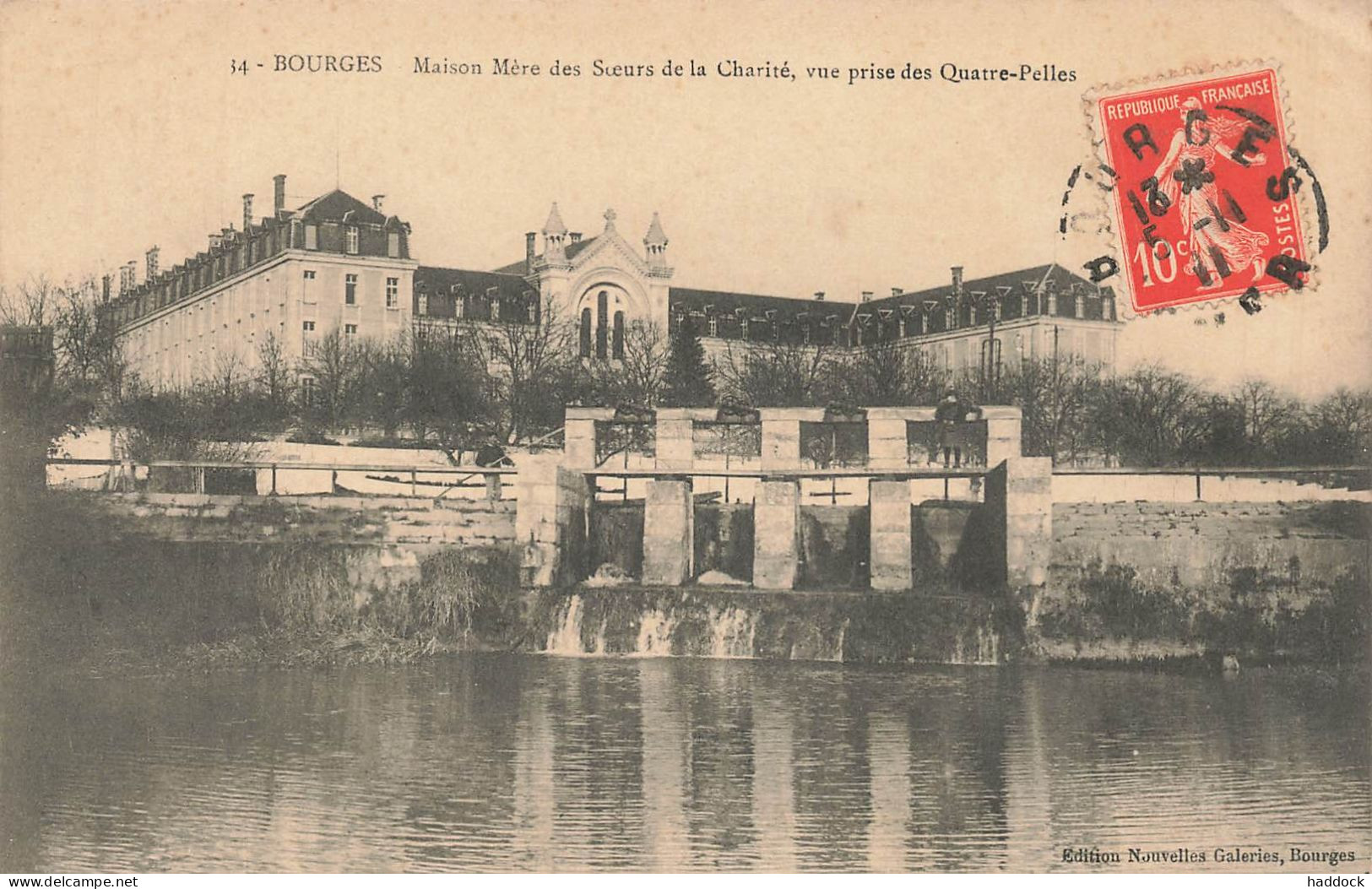 BOURGES : MAISON MERE DES SOEURS DE LA CHARITE - Bourges