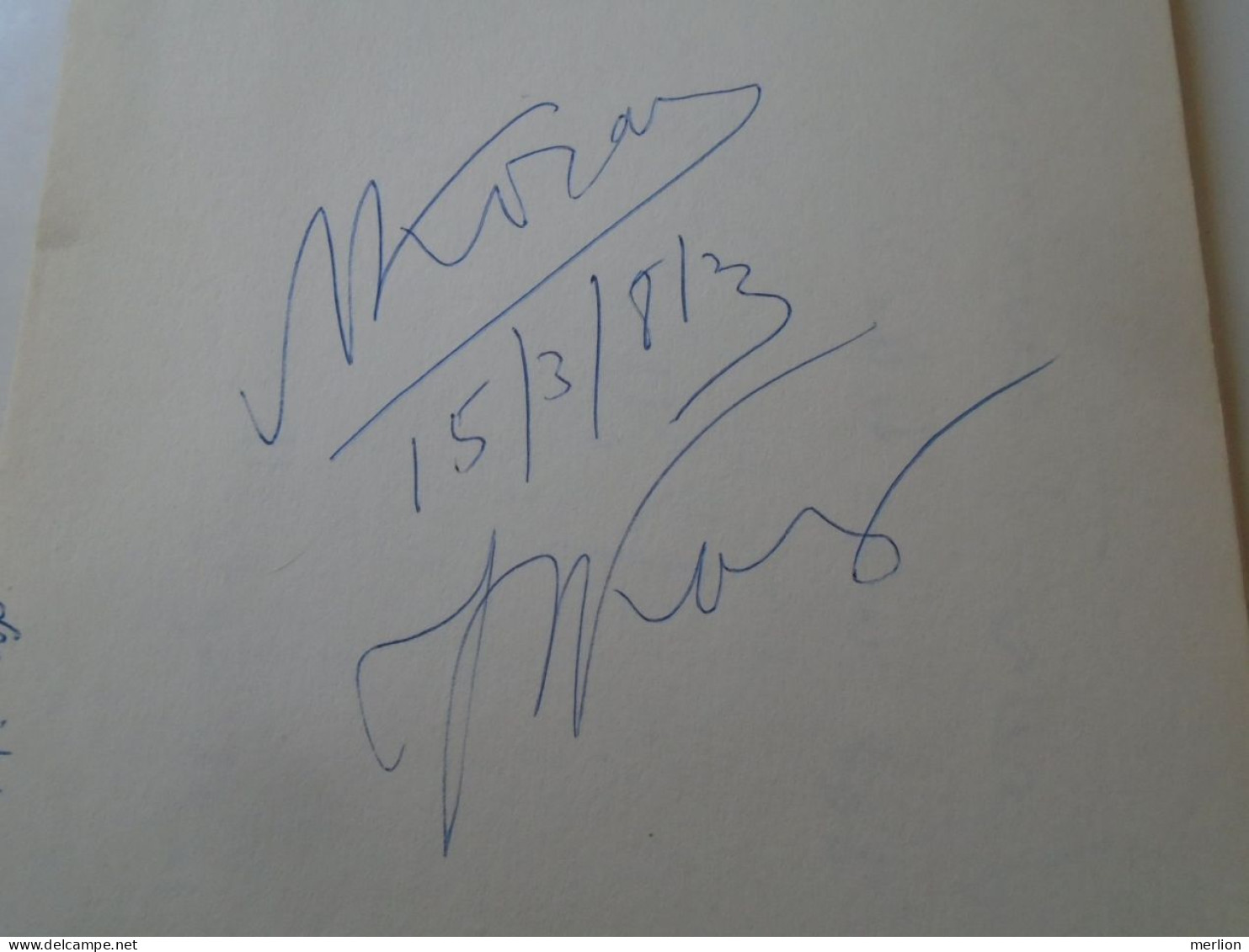 D203328  Signature -Autograph  - Leonid Borisovich Kogan And  Nina Kogan 1981   And Pitti Katalin Autograph On Backside - Zangers & Muzikanten