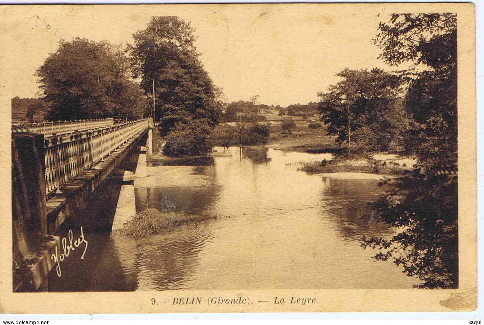 GIRONDE - BELIN - La Leyre - Phot. Marcel Delboy - Yobled N° 9 - Autres & Non Classés