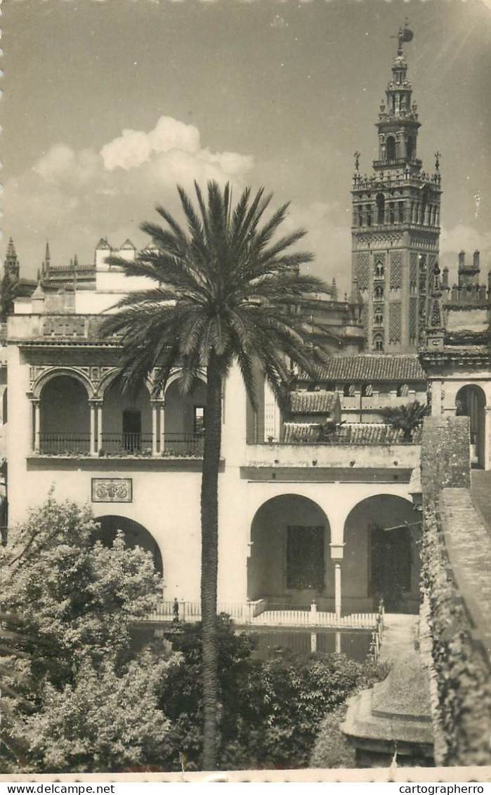 Postcard Spania Sevilla Reales Alcazares - Sevilla