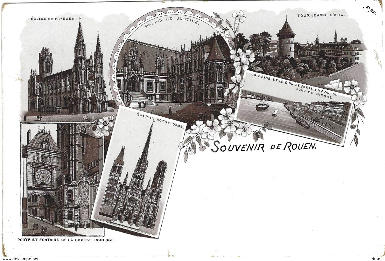 76 - Seine Maritime - SOUVENIR De ROUEN - Précurseur - Rouen