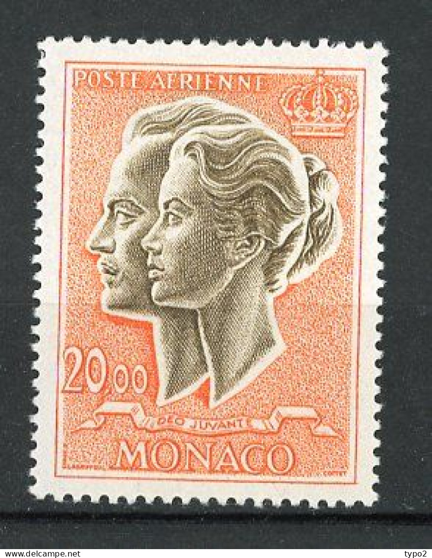 MONACO - PA Yv. N° 90A  ** MNH 20f Couple Princier Cote 61 Euro TBE  2 Scans - Ongebruikt