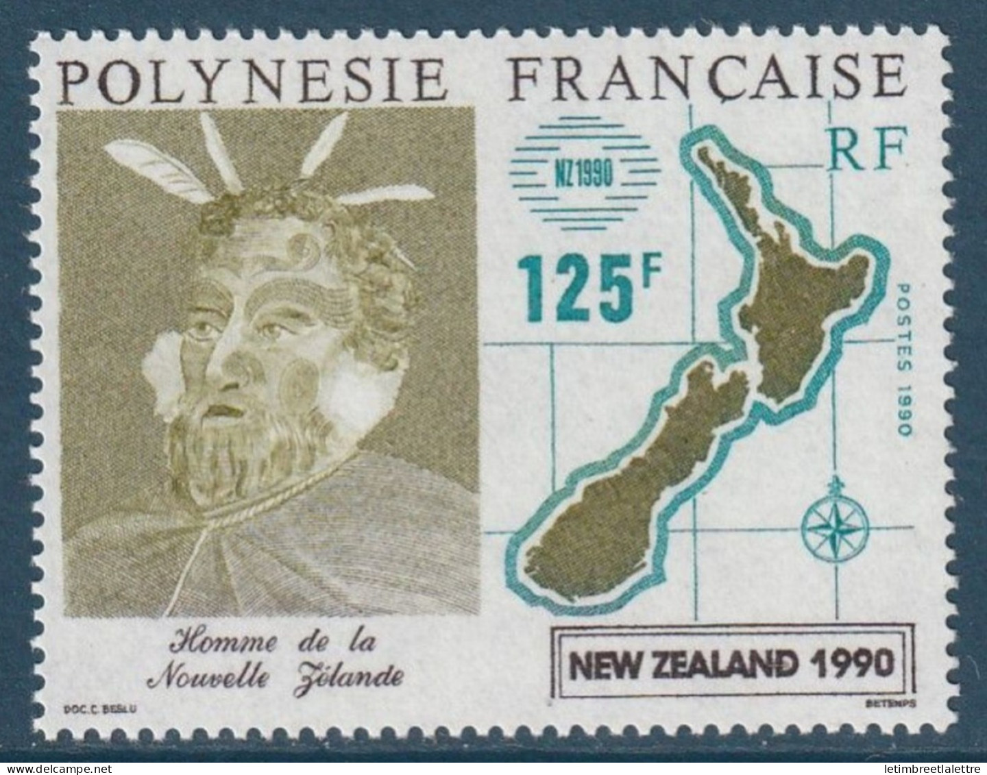 Polynésie - YT N° 363 ** - Neuf Sans Charnière - 1990 - Unused Stamps