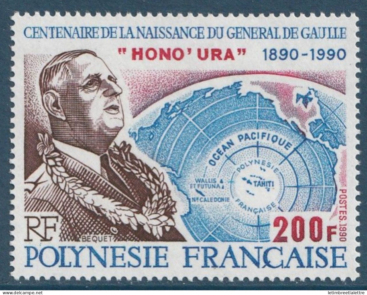 Polynésie Française - YT N° 364 ** - Neuf Sans Charnière - 1990 - Neufs