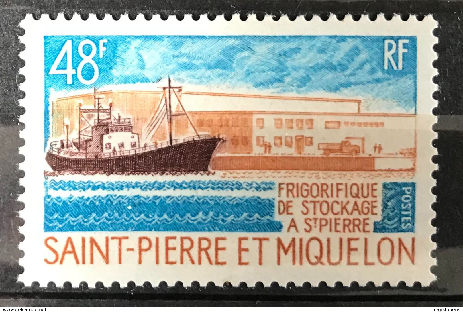 Timbre Neuf* Saint Pierre Et Miquelon 1970 Yt N° 406 - Unused Stamps