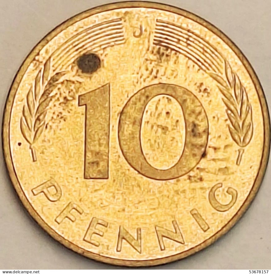 Germany Federal Republic - 10 Pfennig 1979 J, KM# 108 (#4666) - 10 Pfennig