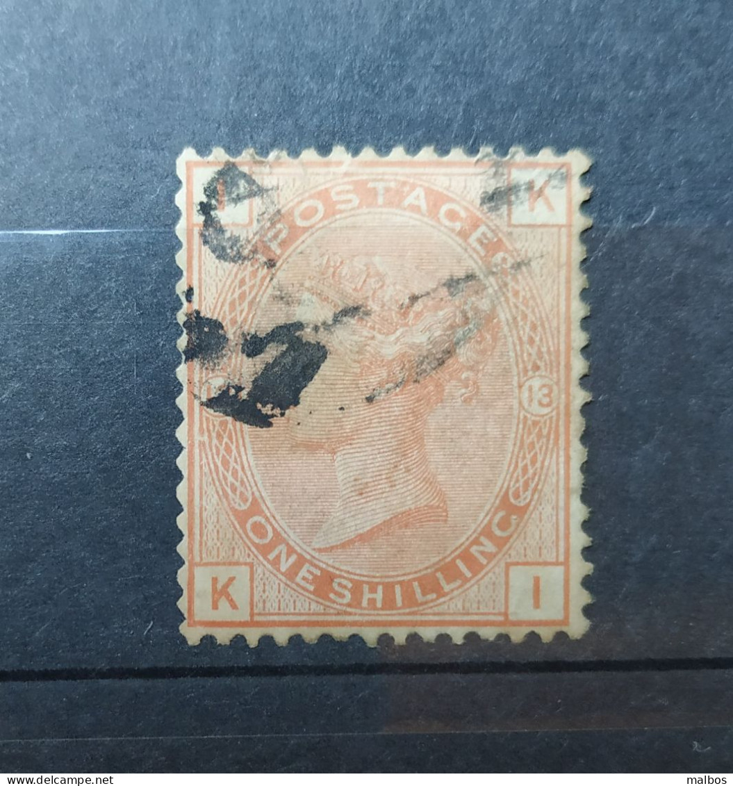 GRANDE-BRETAGNE - 1873 - SG#151 - Plate 13 - Wmk Spray Of Rose- P14 - Used Stamps