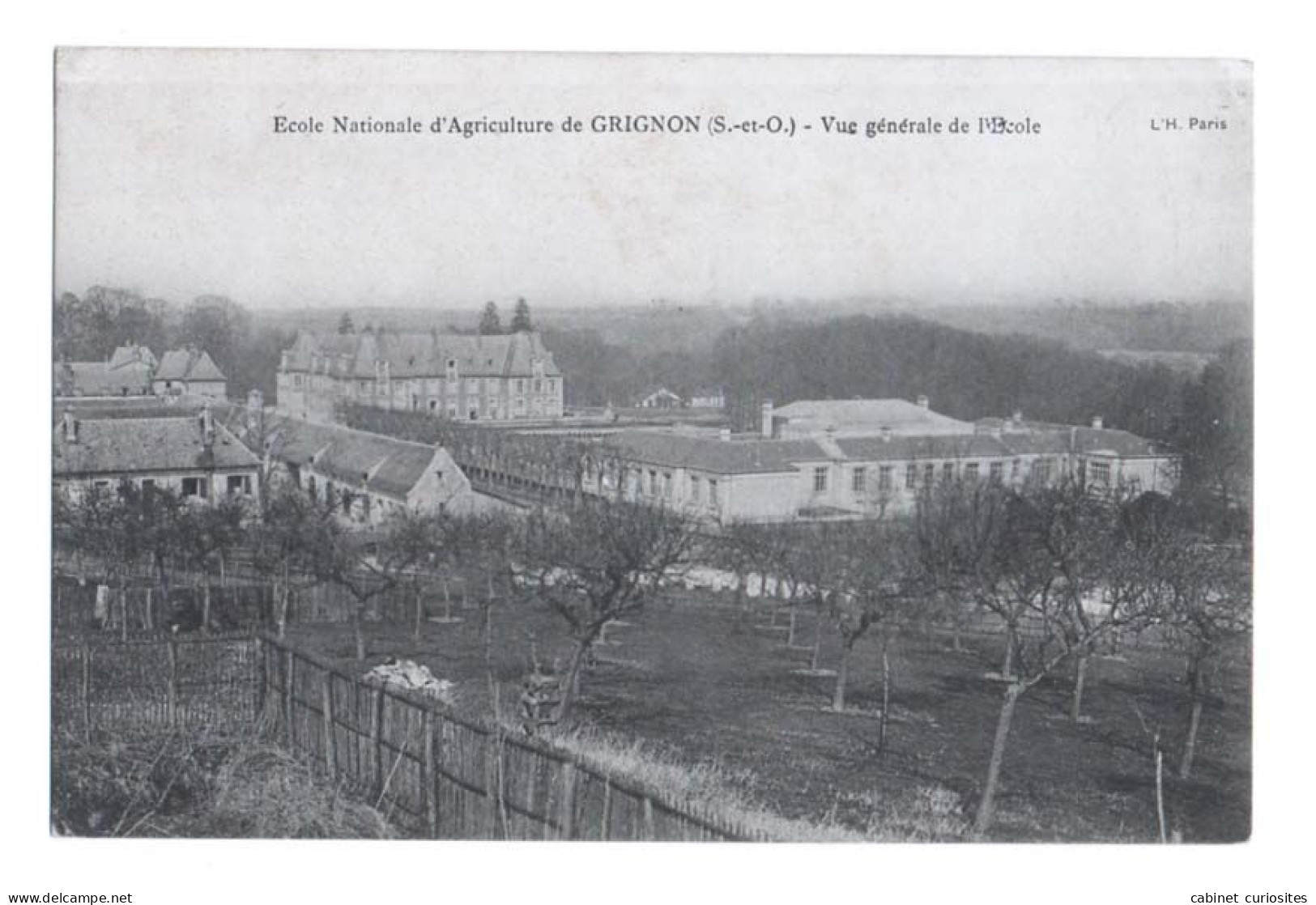 Ecole Nationale D'agriculture De GRIGNON  [78] Yvelines - Cachet Postal De 1918 - Grignon