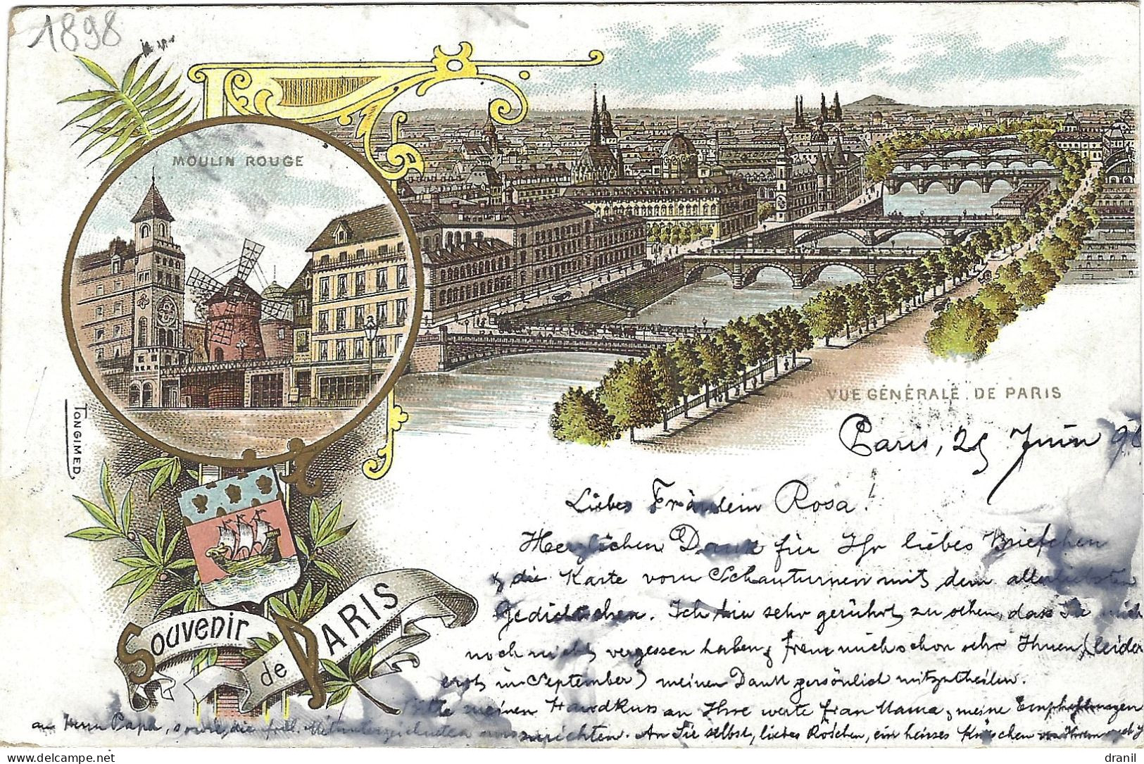 75 - PARIS - SOUVENIR DE PARIS - Précurseur 10 - Autres & Non Classés