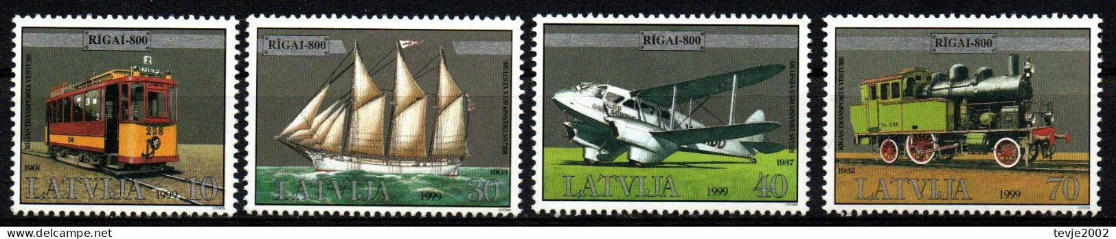 Lettland Latvija 1999 - Mi.Nr. 501 - 504 - Postfrisch MNH - Lettonie