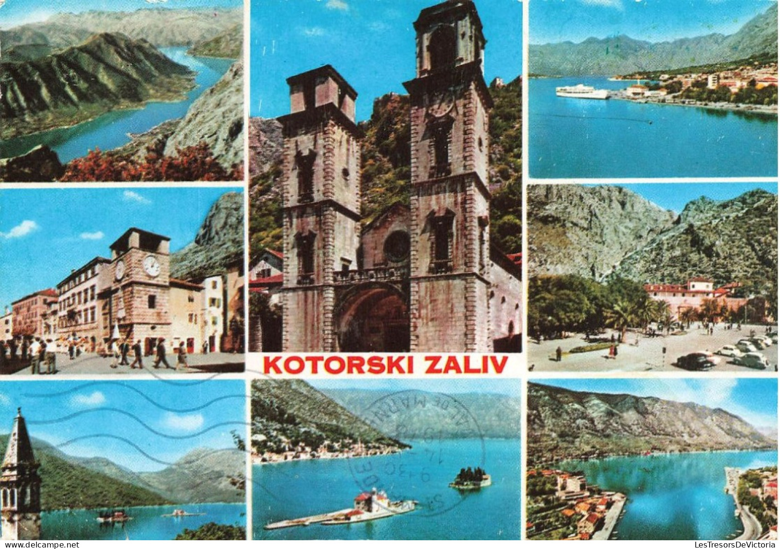 MONTENEGRO - Kotorski Zaliv - Multi-vues De Différents Endroits - Animé - Carte Postale Ancienne - Montenegro