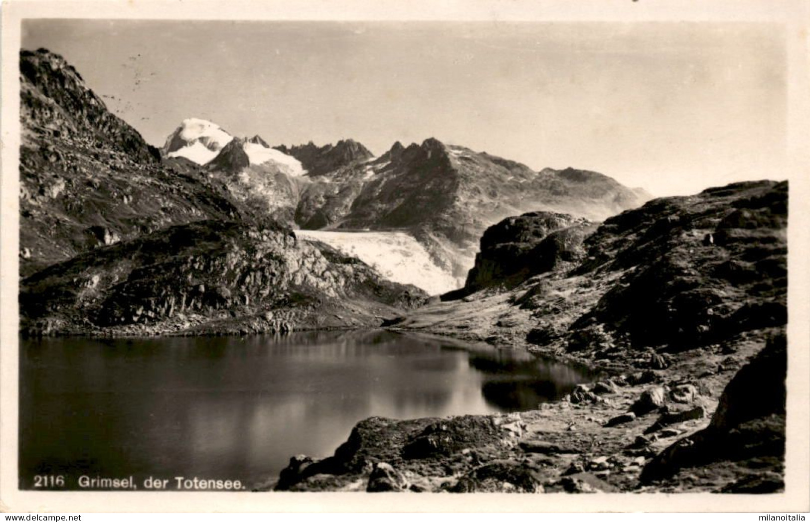 Grimsel, Der Totensee (2116) * 20. 6. 1924 - Guttannen