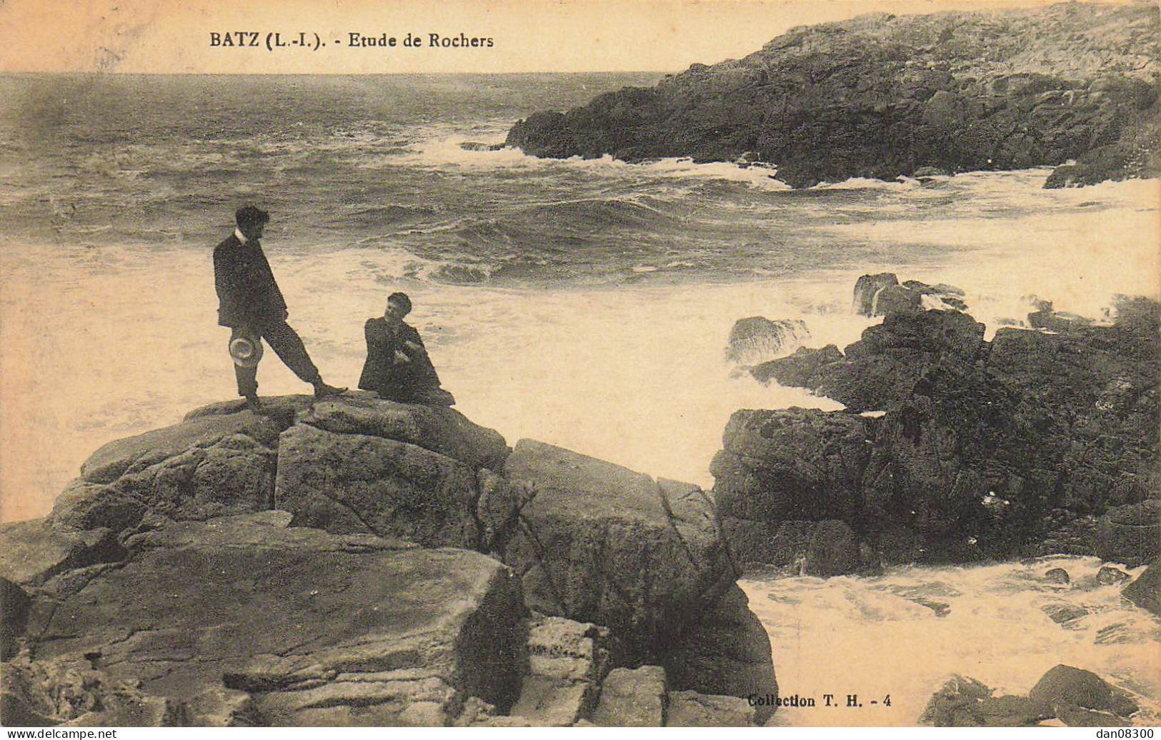 44 BATZ ETUDE DE ROCHERS - Batz-sur-Mer (Bourg De B.)