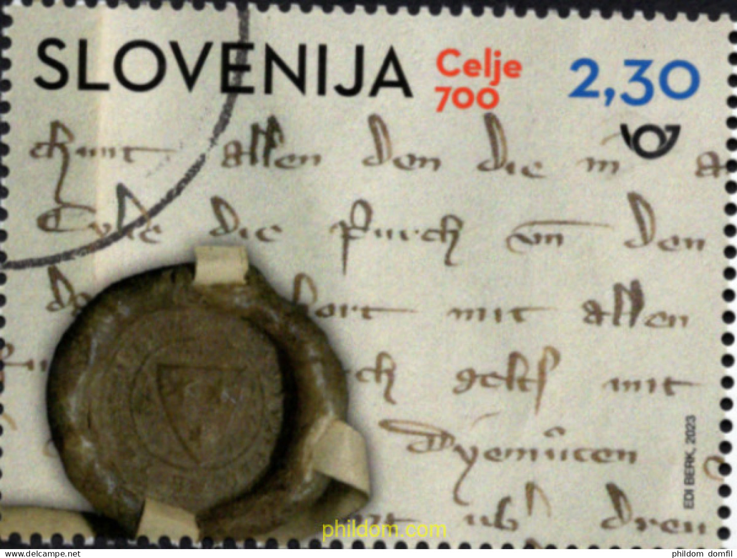 708094 MNH ESLOVENIA 2023 CELJE - CITY OF PRINCES, 700 YEARS OF RECORDED HISTORY - Slovénie