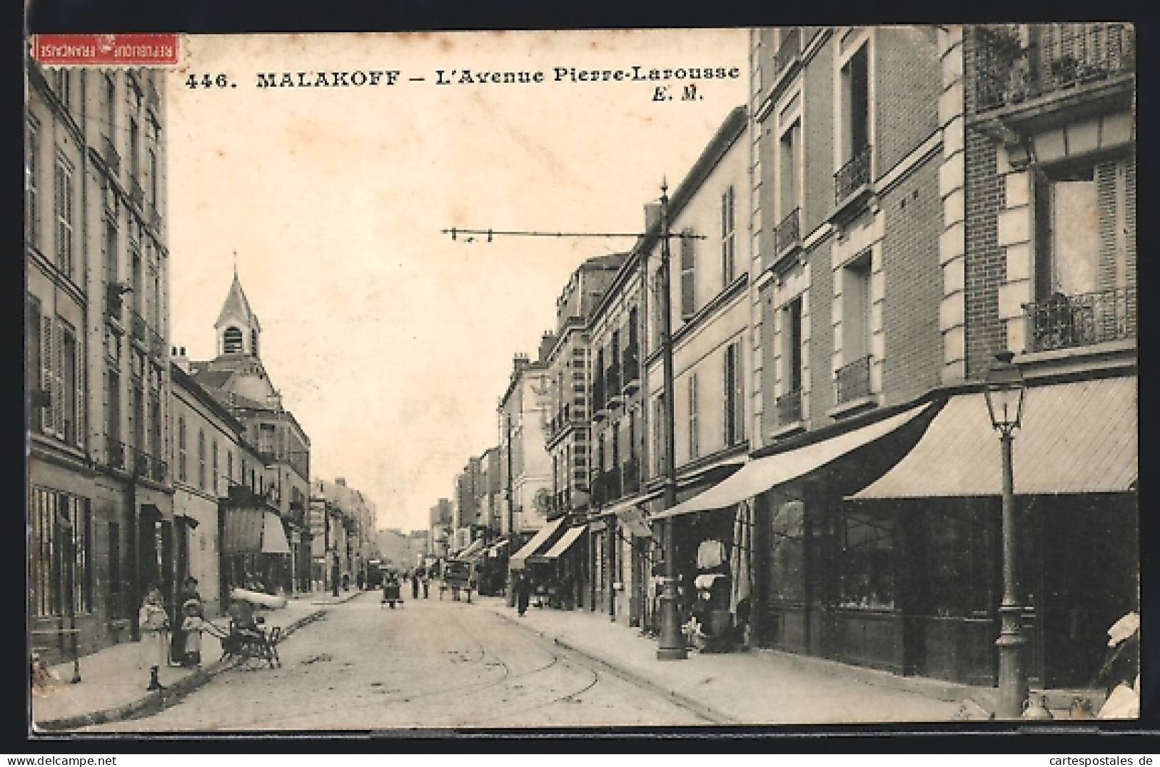 CPA Malakoff, L`Avenue Pierre-Larousse  - Malakoff