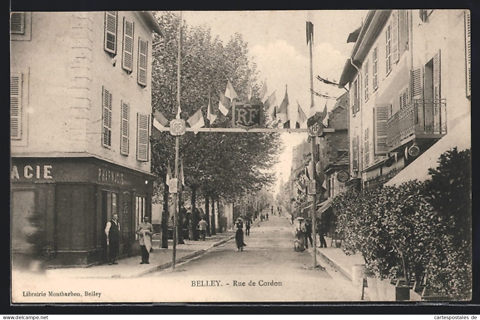 CPA Belley, Rue De Cordon  - Belley