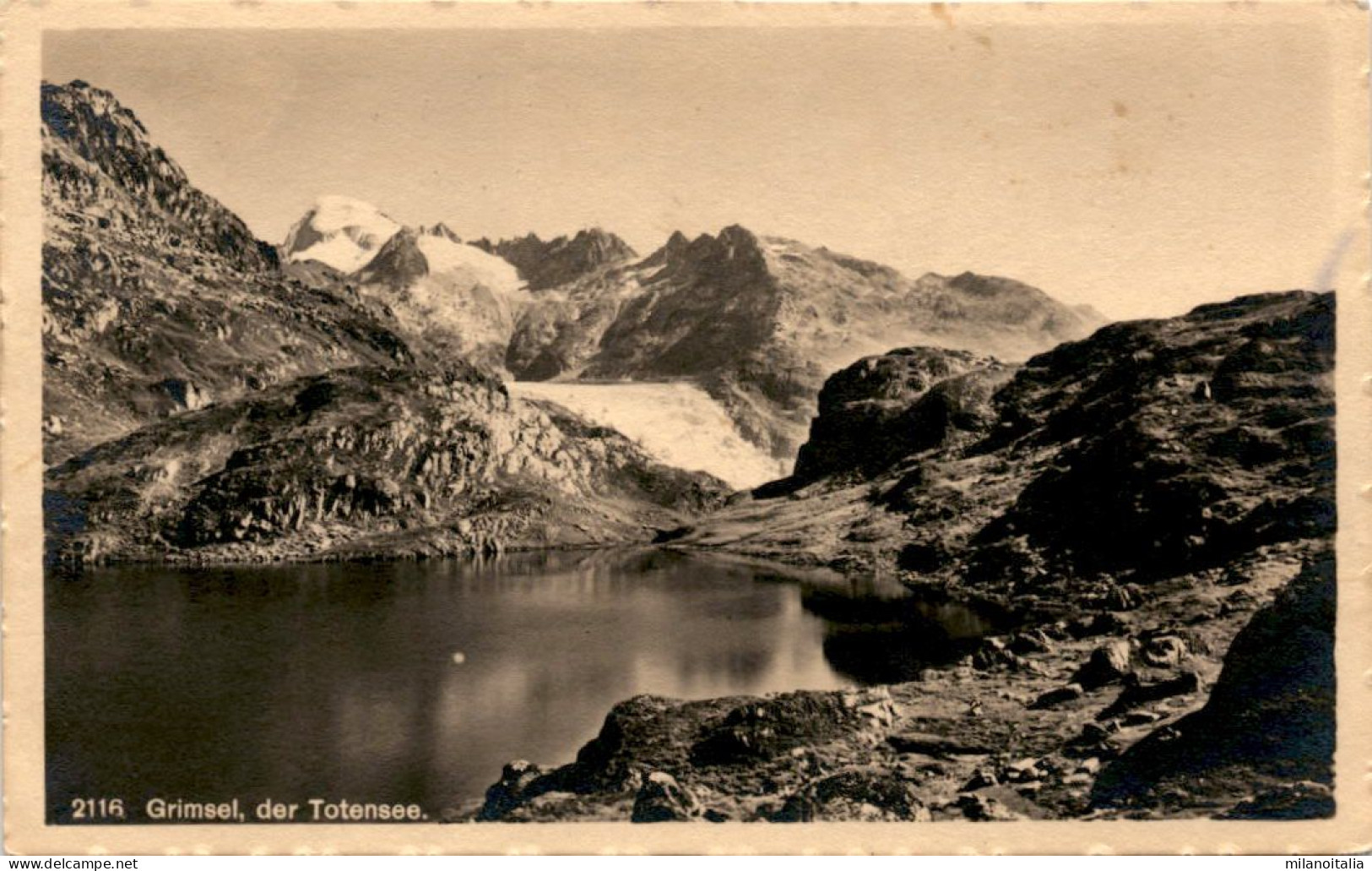 Grimsel, Der Totensee (2116) * 10. 7. 1918 - Guttannen