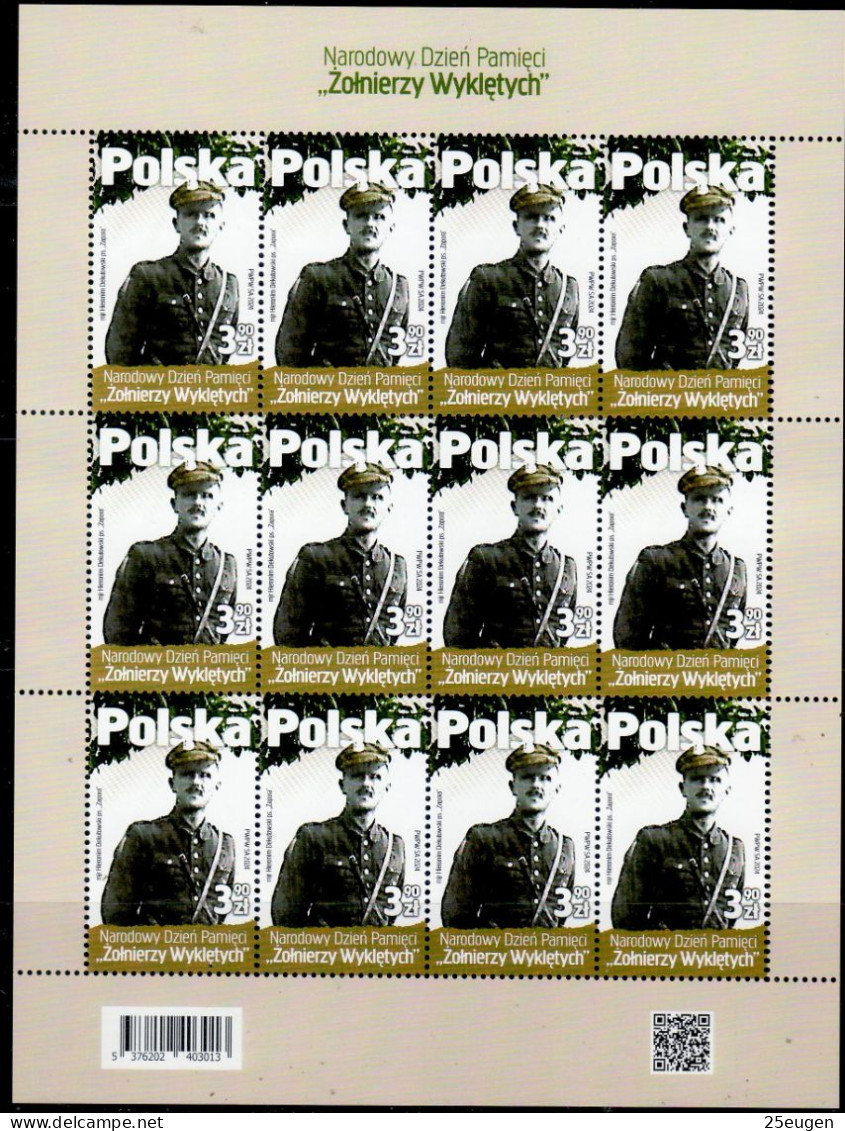 POLAND 2024 ACCOURSED SOLDIERS MS MNH - Nuevos