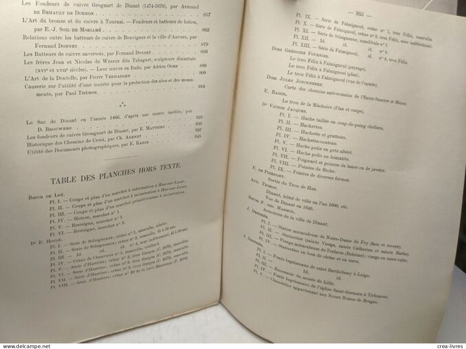 Congrès de Dinant organisé par la société archéologique de Namur 9-13 Août 1903 --- XVIIe session compte rendu - TOME PR