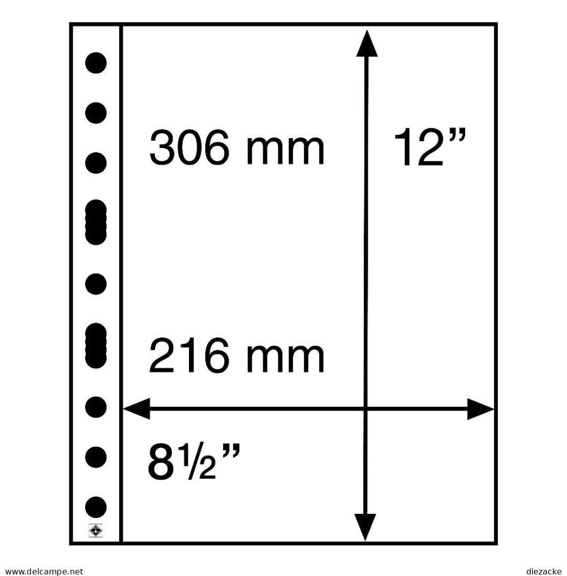 Leuchtturm Hüllen Klar Grande Easy 1 Tasche, PP (50er Pack) 358072 Neu ( - Autres & Non Classés