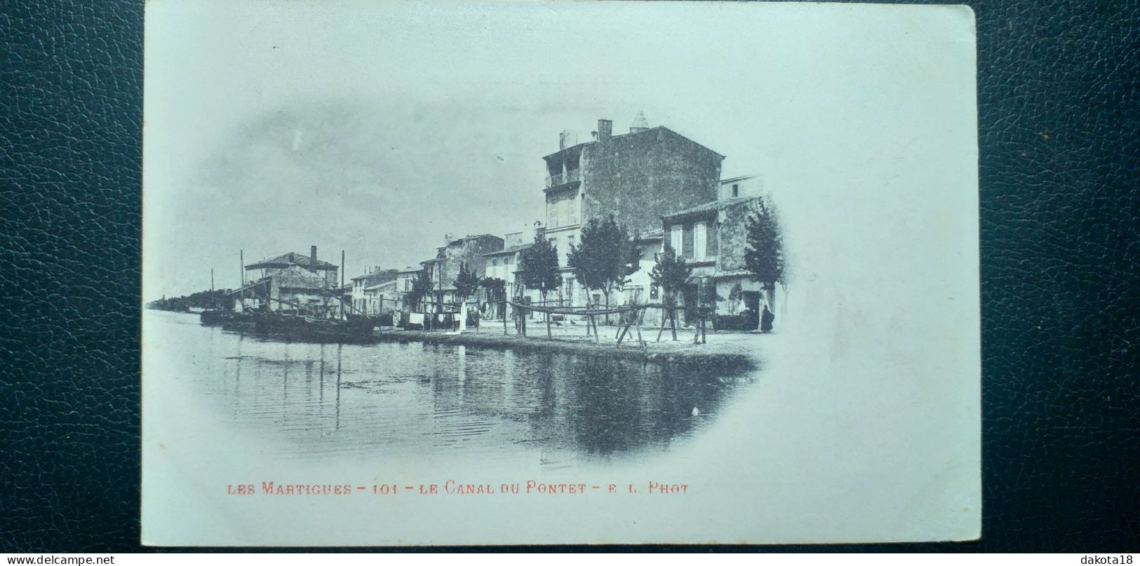 13 , Les Martigues , Le Canal Du Pontet Début 1900.......... - Autres & Non Classés