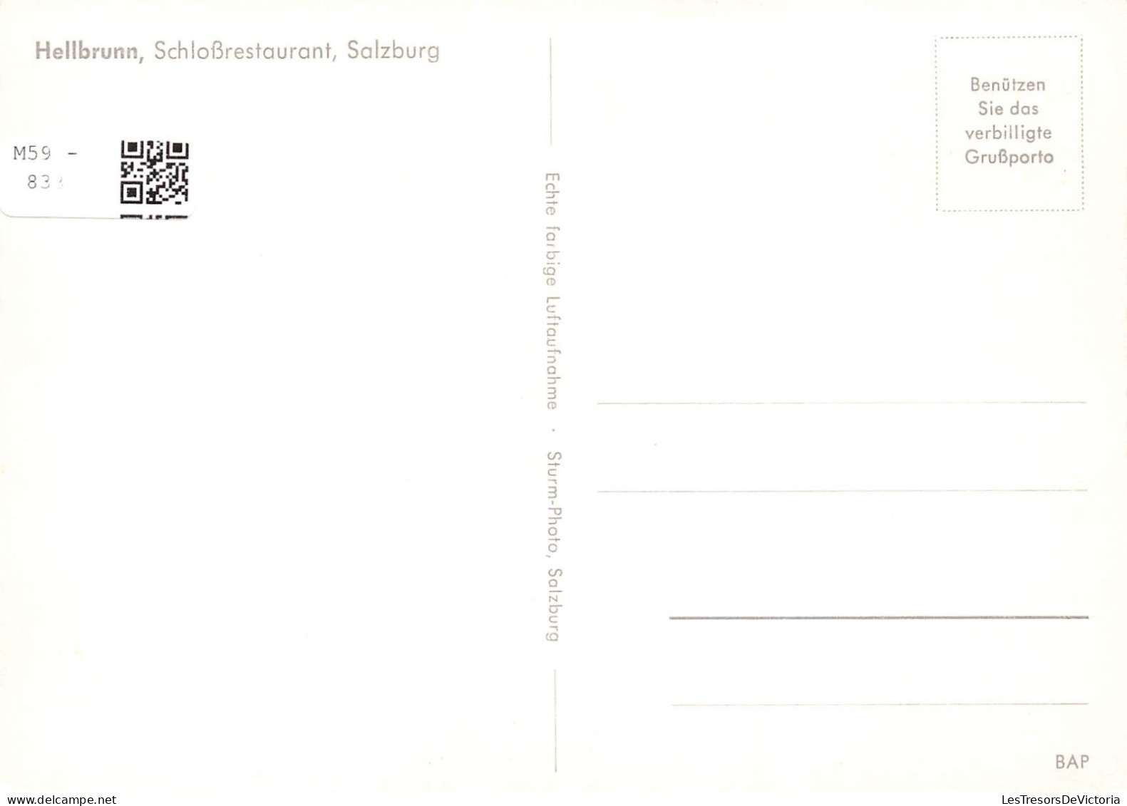 AUTRICHE - Hellbrunn - SchloSSrestaurant - Salzbourg - Carte Postale - Salzburg Stadt