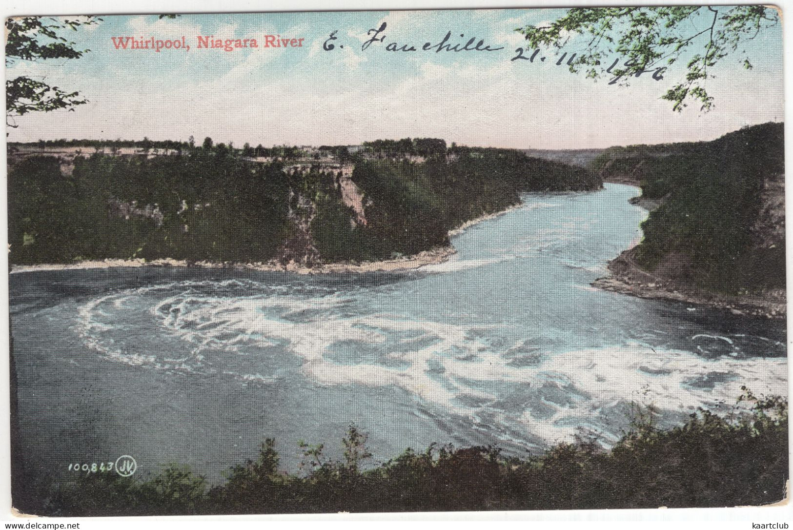 Whirlpool, Niagara River - (Canada) - 1906 - Chutes Du Niagara