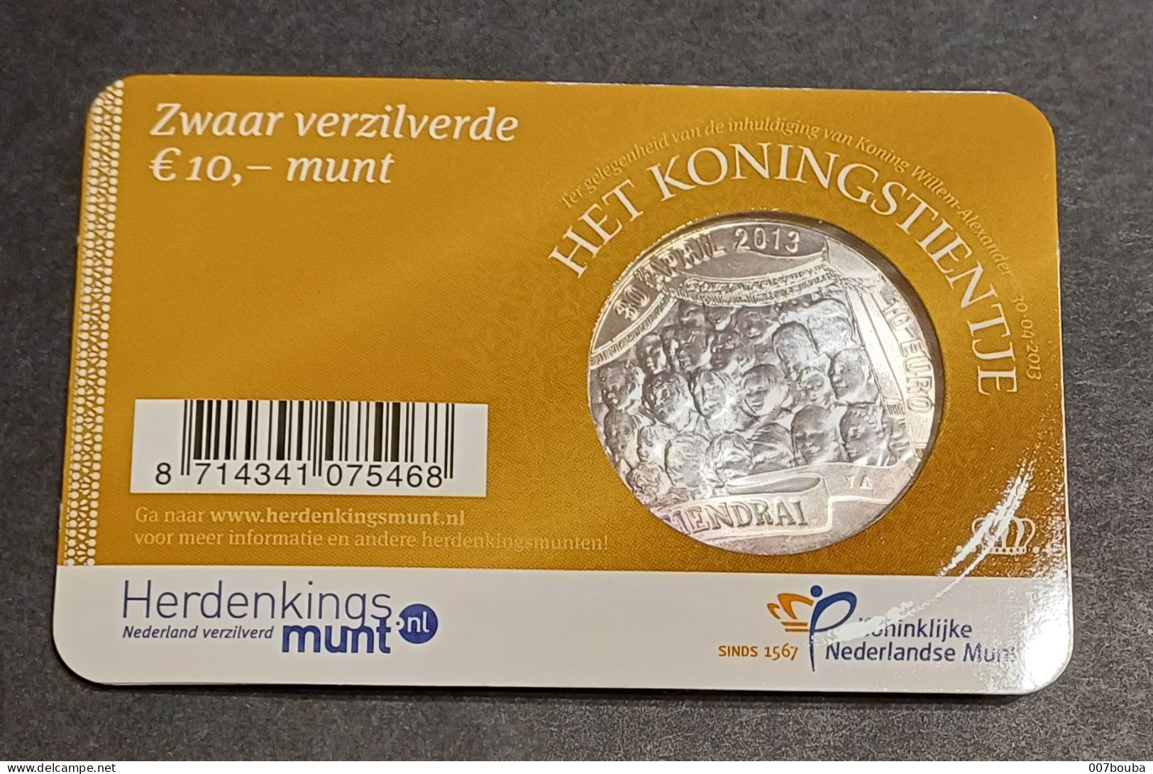 NEDERLAND _ PAYS-BAS 2013 / COINCARD 10€ /WILLEM ALEXANDER _  HET KONINGSTIENTJE / ETAT NEUF! - Pays-Bas