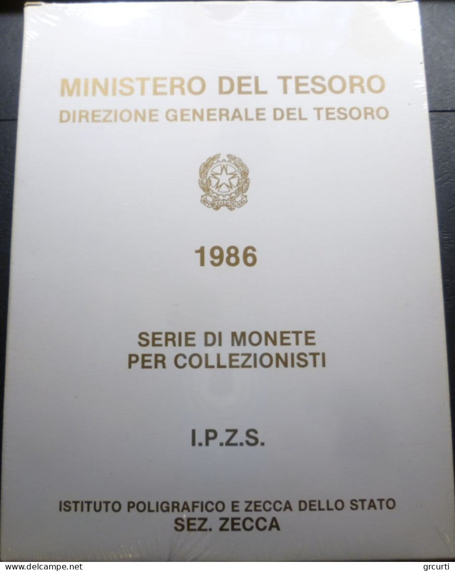 Italia - Serie Zecca Proof 1986 - 11 Valori - KM# PS3 - Gig# S.13/P - Mint Sets & Proof Sets
