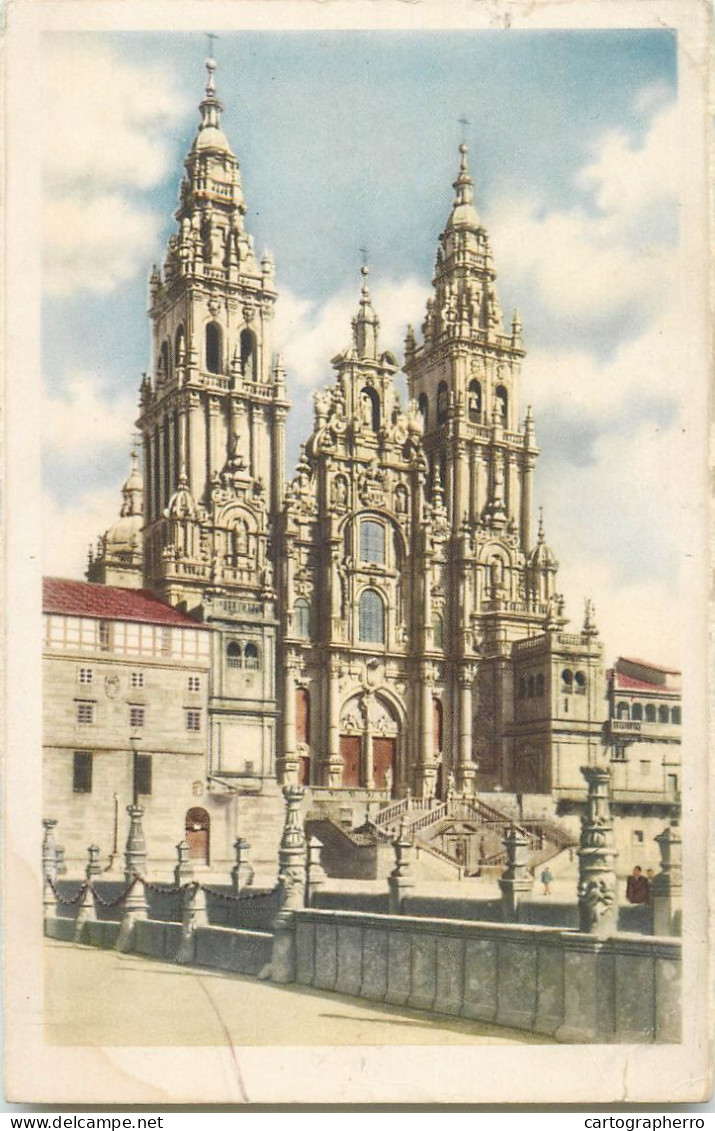 Postcard Spania Santiago De Compostela - Andere & Zonder Classificatie