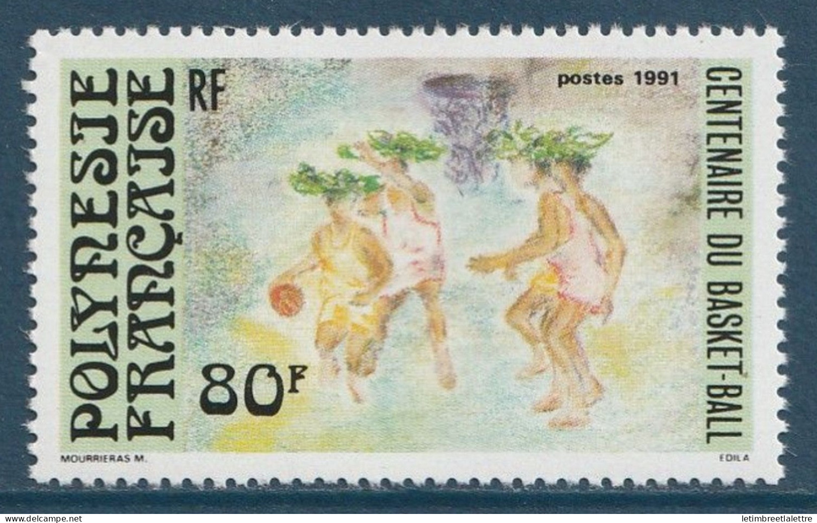 Polynésie Française - YT N° 382 ** - Neuf Sans Charnière - 1991 - Nuevos