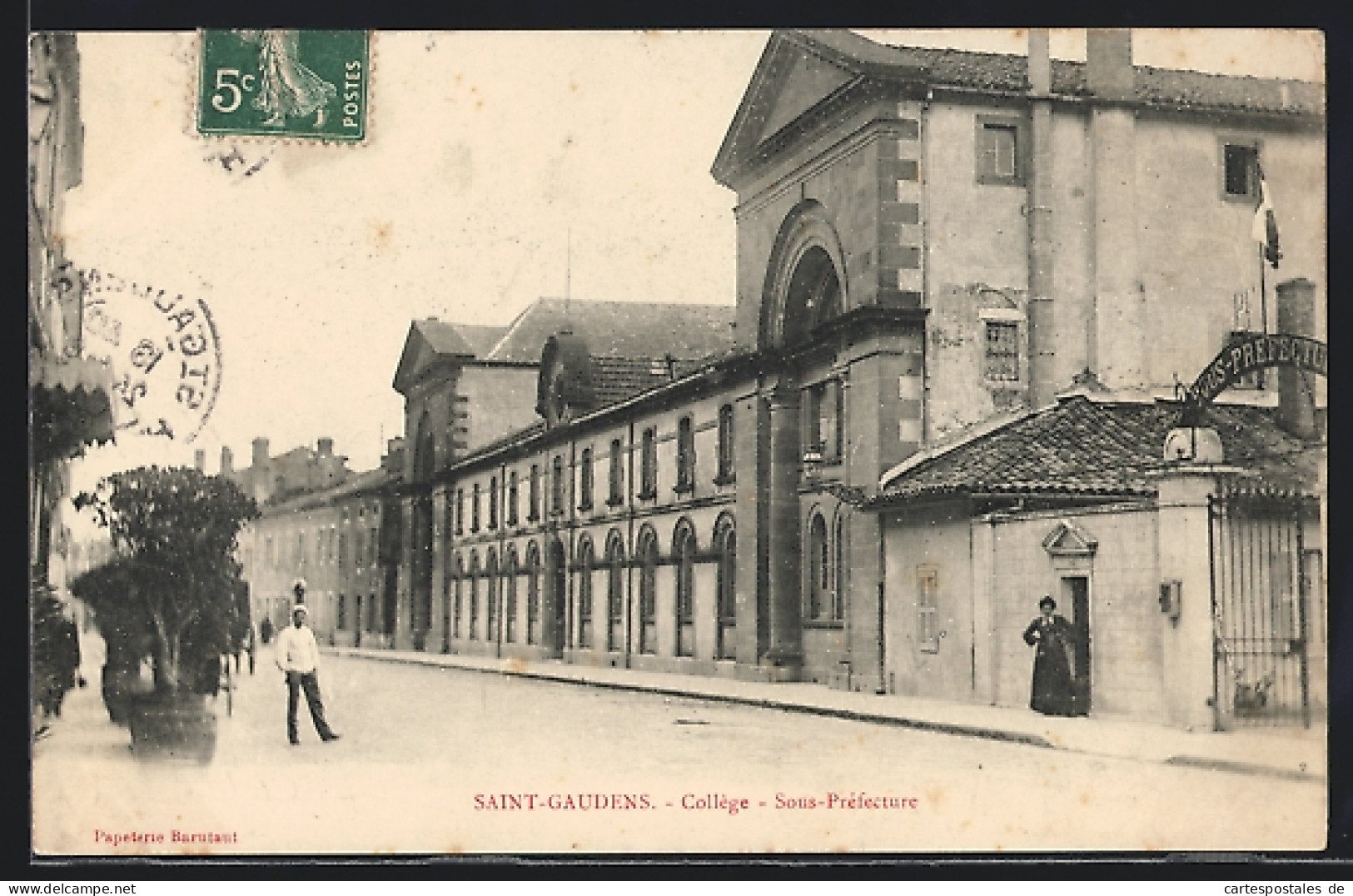 CPA Saint-Gaudens, Collège, Sous-Préfecture  - Saint Gaudens