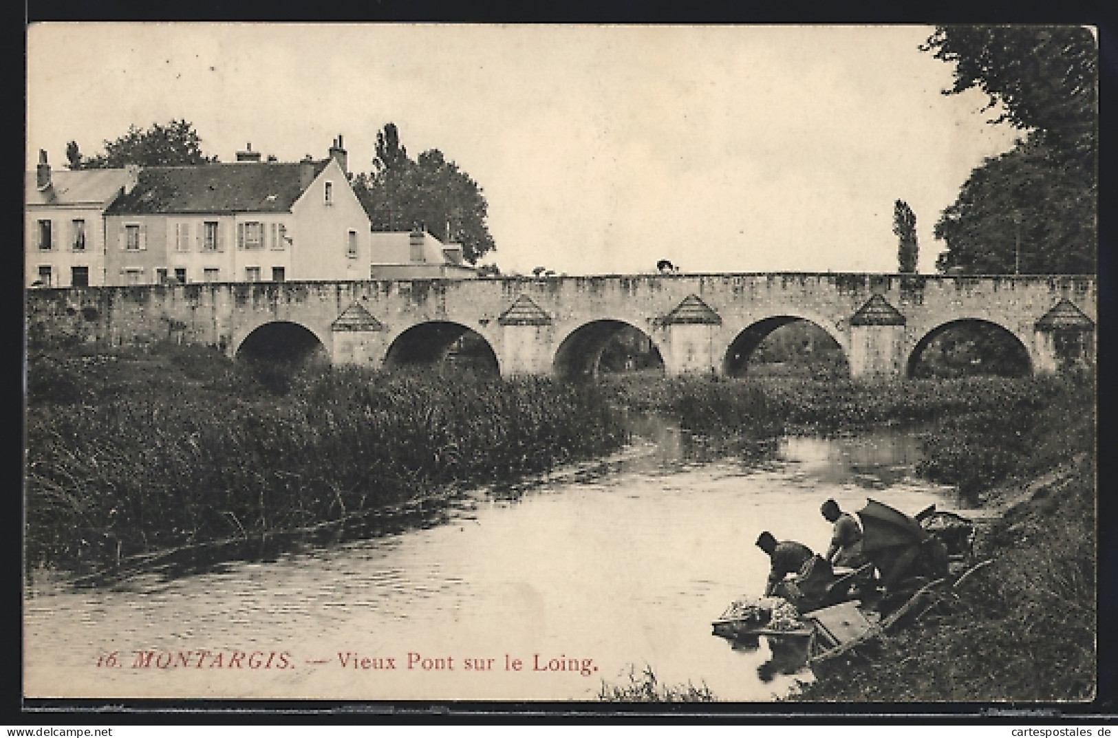 CPA Montargis, Vieux Pont Sur Le Loing  - Montargis