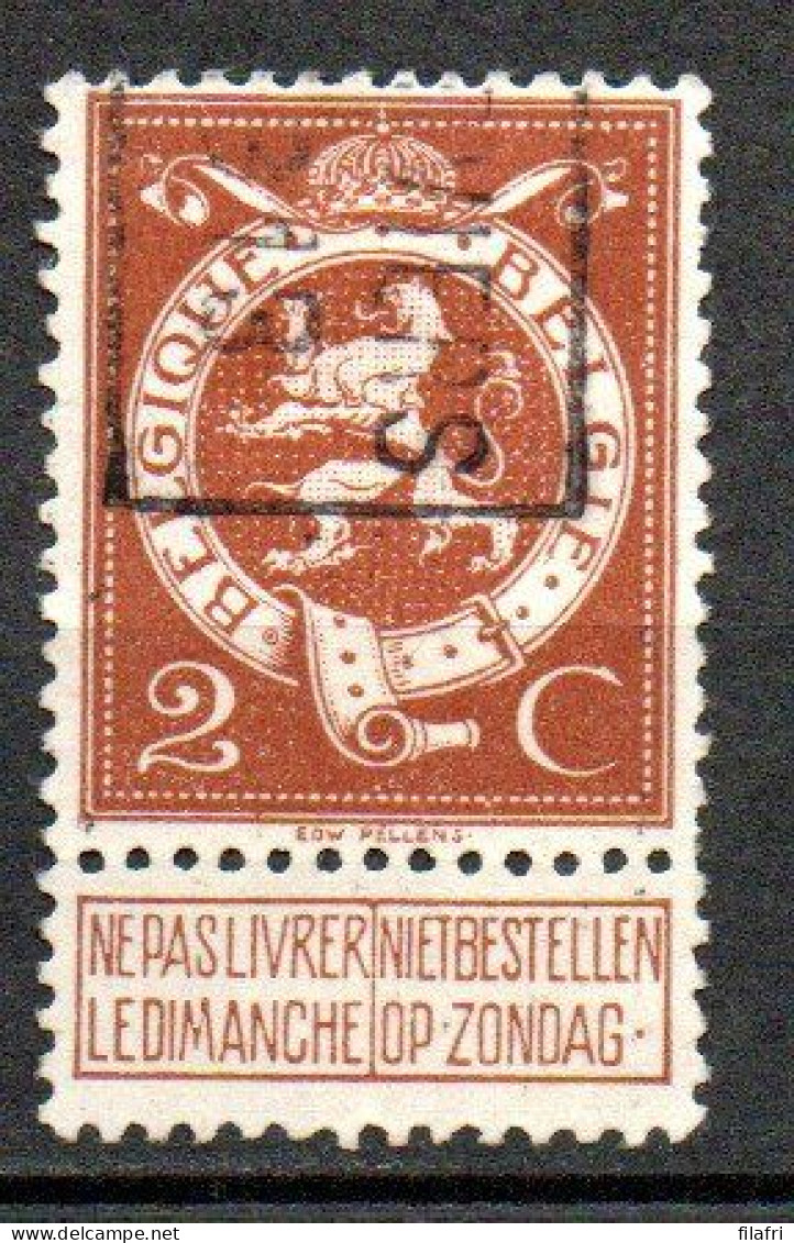 2244 Voorafstempeling Op Nr 109 - VERVIERS 1913 - Positie B - Roller Precancels 1910-19