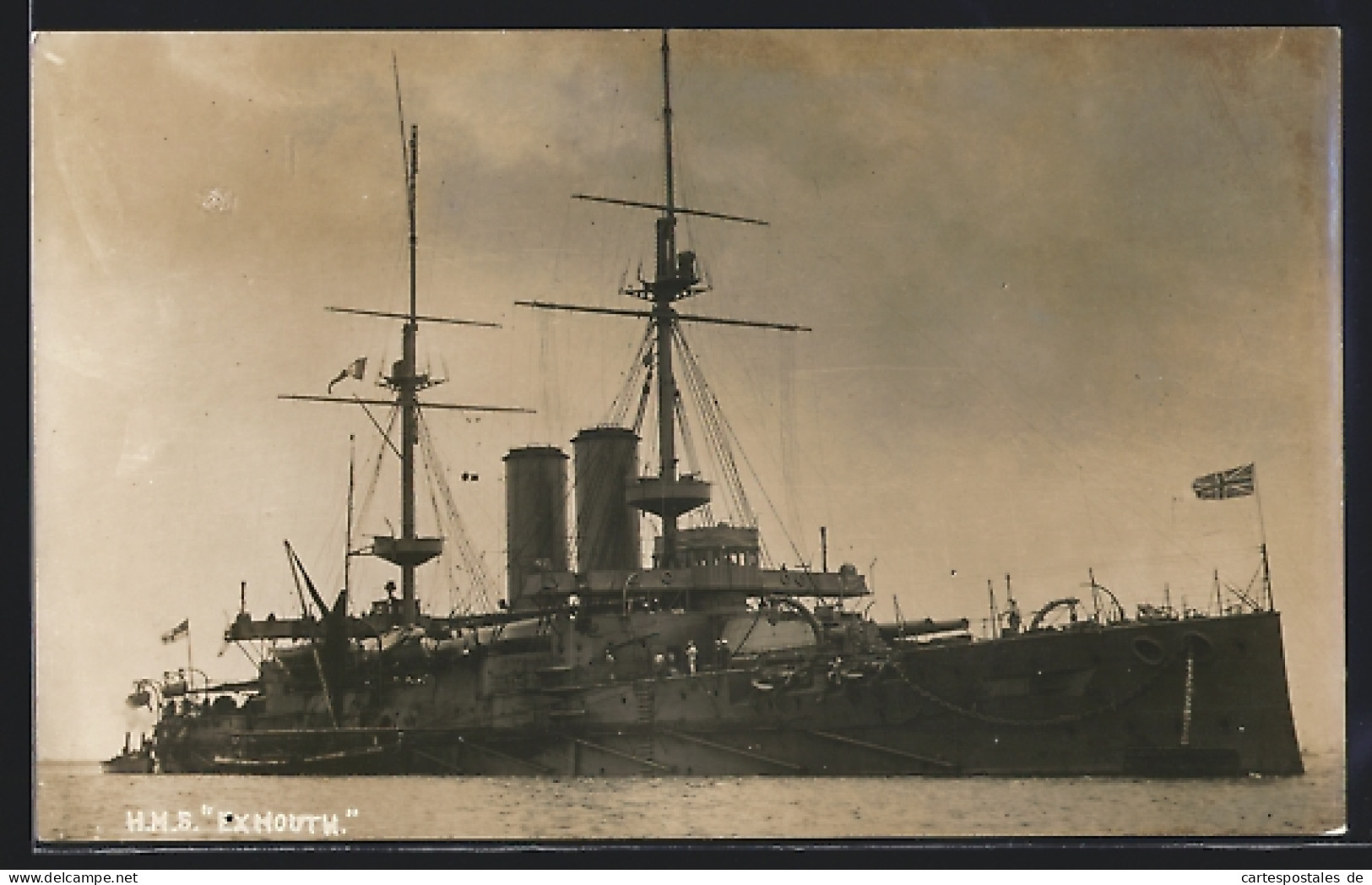 Pc HMS Exmouth Im Wasser  - Warships