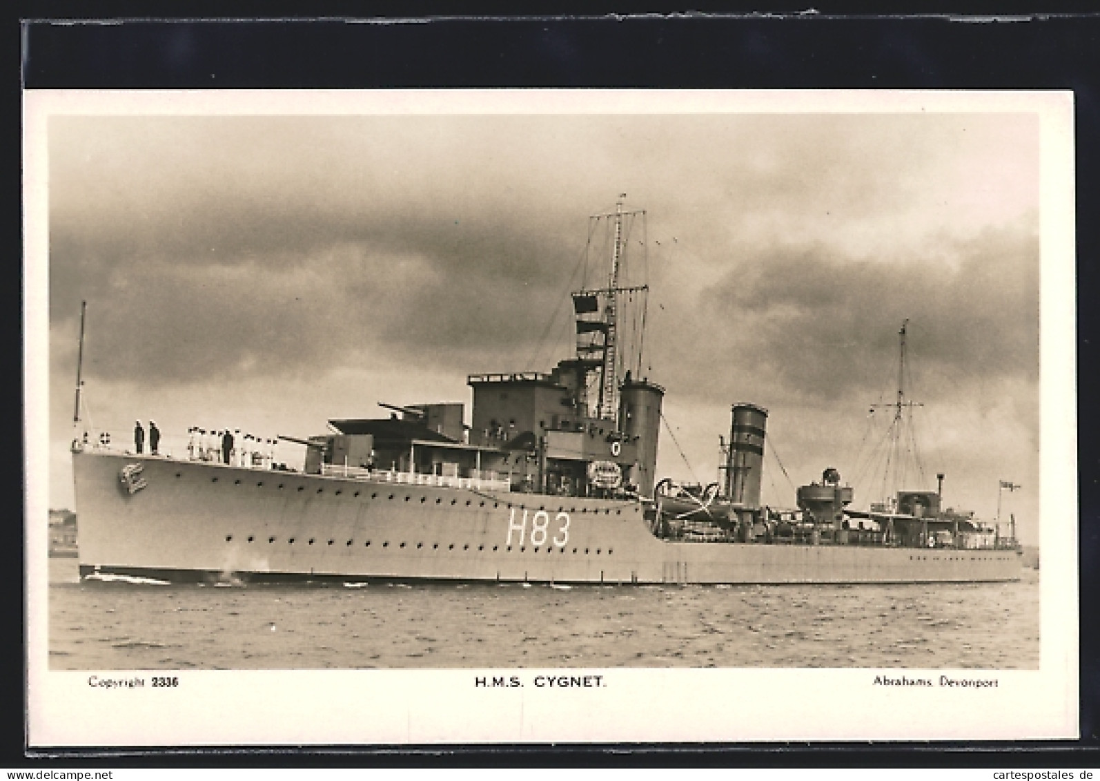 Pc HMS Cygnet In Fahrt  - Guerre