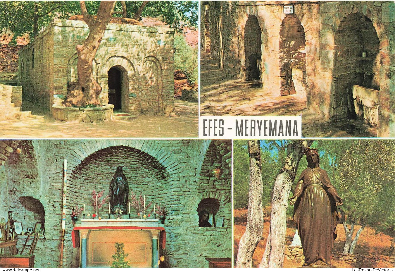 TURQUIE - Efes - Meryem Ana - Multi-vues - Maison De Le Ste Vierge - Carte Postale Ancienne - Turquie