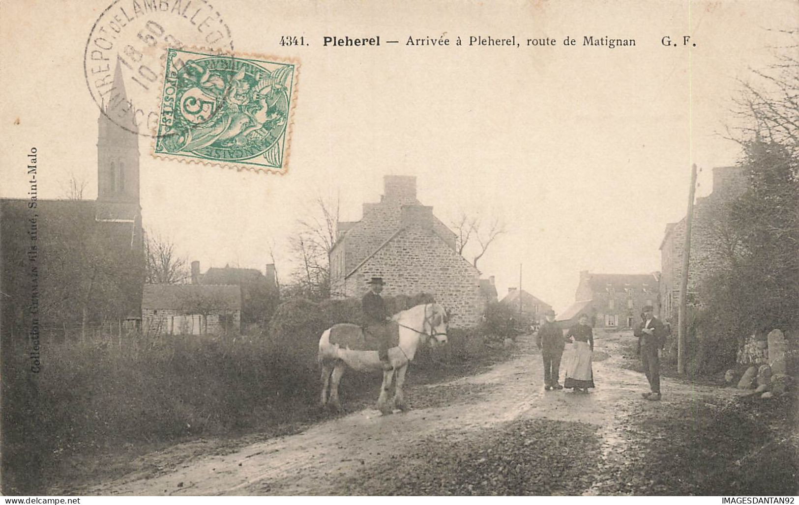 22 PLEHEREL #FG57413 ARRIVEE ROUTE DE MATIGNON - Andere & Zonder Classificatie