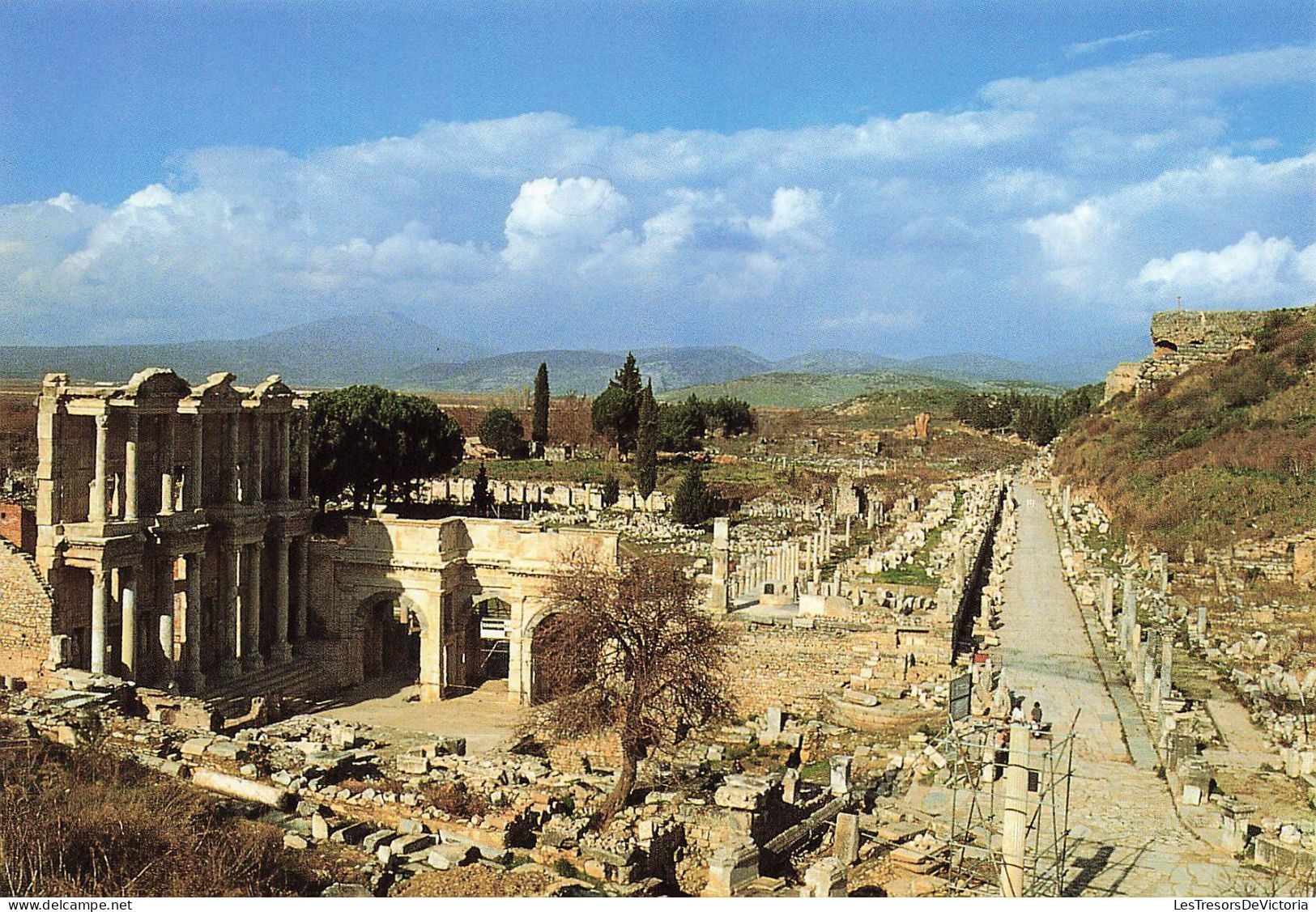 TURQUIE - Ephesus - Turkey - Marble Street - Mermer Cadde - Carte Postale Ancienne - Turquie