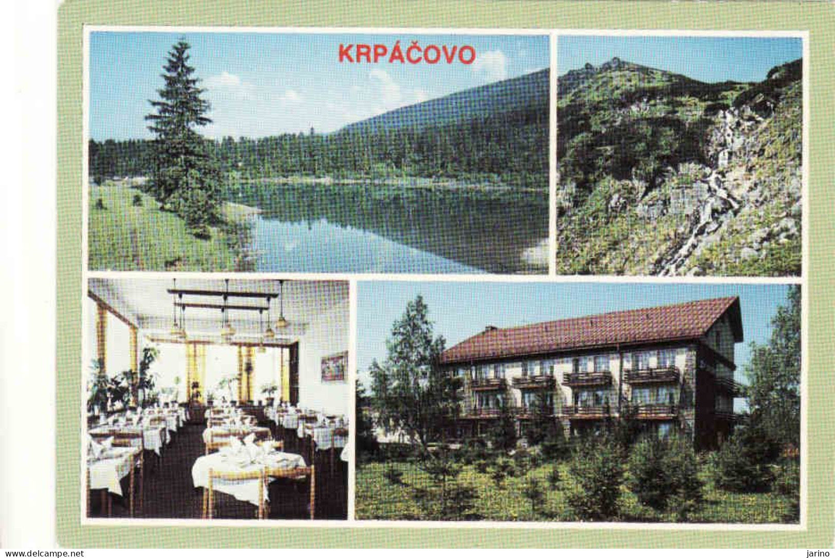 Slovakia, Krpáčovo, Vodná Nadrž, Vajskovský Vodopád, Rekreačne Zariadenie Hydrostavu Bratislava, Okres Brezno, Used 1990 - Slovaquie