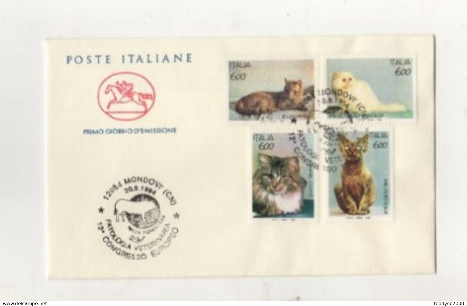 ITALIA GATTI 1994 Congresso Europeo Patologia Veteriaria Mondovì - Katten