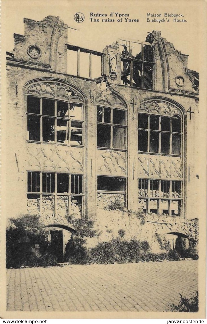 Ruines  D' Ypres  1914 - 18 (10 Cp) - Weltkrieg 1914-18