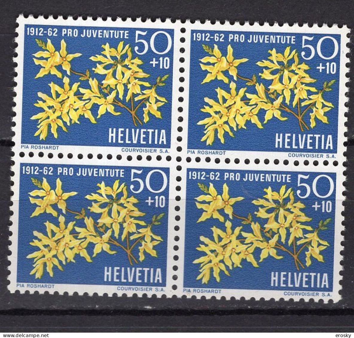 T3749 - SUISSE SWITZERLAND Yv N°704 ** Pro Juventute Bloc - Unused Stamps