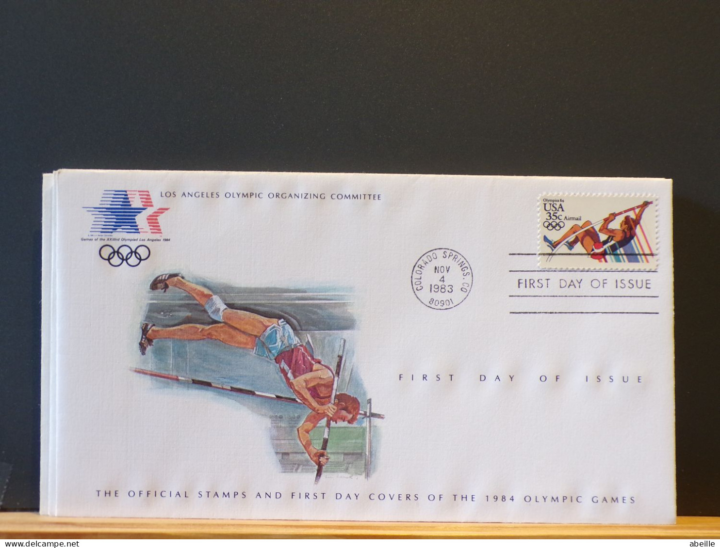 104/559  5  FDC  USA  ATLETIEK - Athlétisme