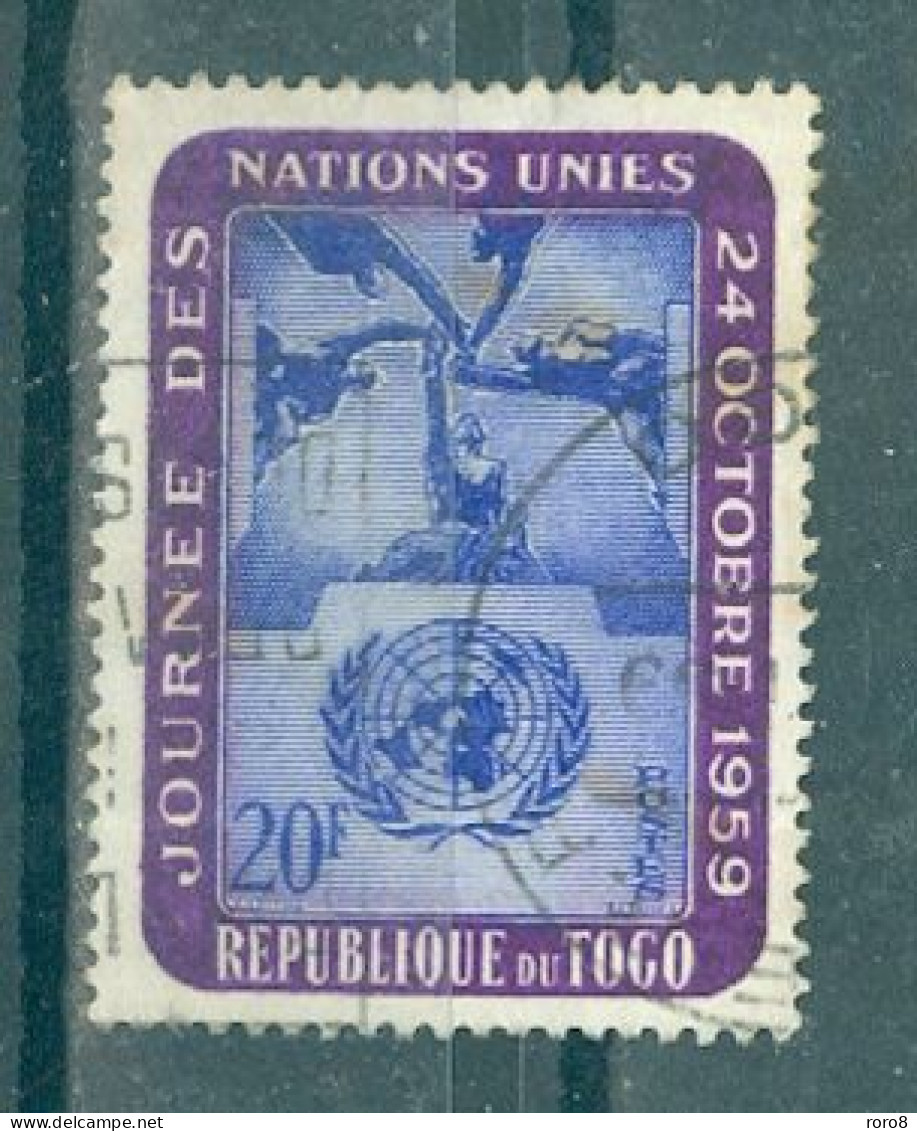 REPUBLIQUE AUTONOME DU TOGO - N°296 Oblitéré.- Journée Des Nations Unies. - Togo (1960-...)