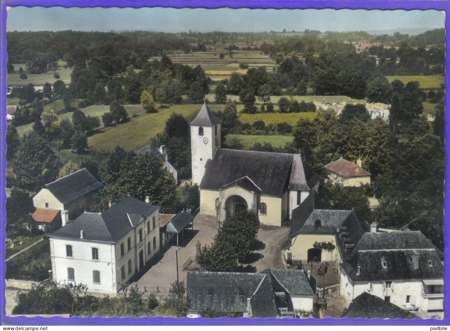 Carte Postale 64. Ogeu-les-bains   Vue Aérienne  Très Beau Plan - Autres & Non Classés