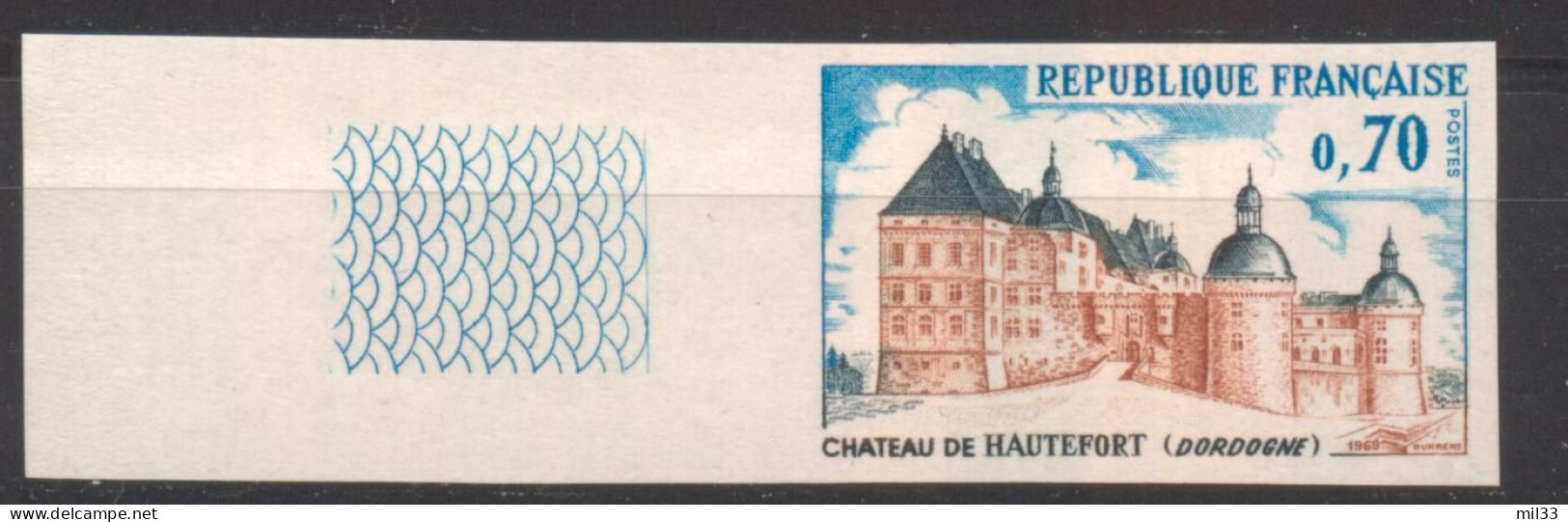 Château De Hautefort YT 1596 De 1969 Sans Trace De Charnière - Sin Clasificación